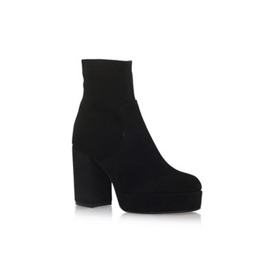 Carvela Black 'Sweden' high heel zip up ankle boot